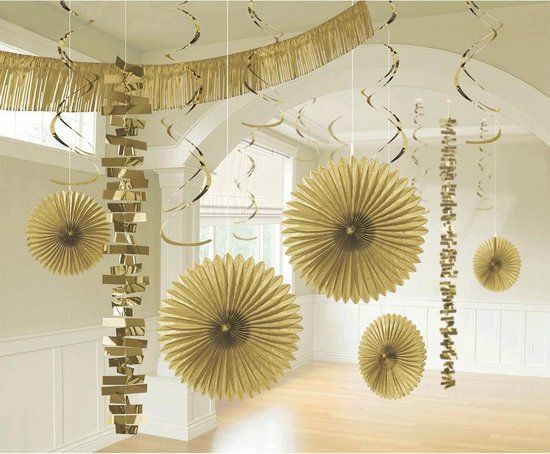 Decoratie Kit Goud - 18 stuks