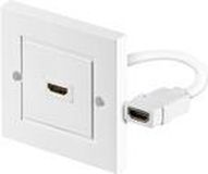 Microconnect HDMI wall socket 1 port white