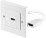 Microconnect prise HDMI murale 1 port blanc