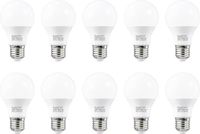 Sygonix SY-5237740 LED-lamp Energielabel E (A - G) E27 7.3 W = 60 W Warmwit (Ø x h) 60 mm x 105 mm Niet dimbaar 10 stuk(s)