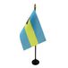 AZ FLAG Tafelvlag Bahama's 15x10 cm