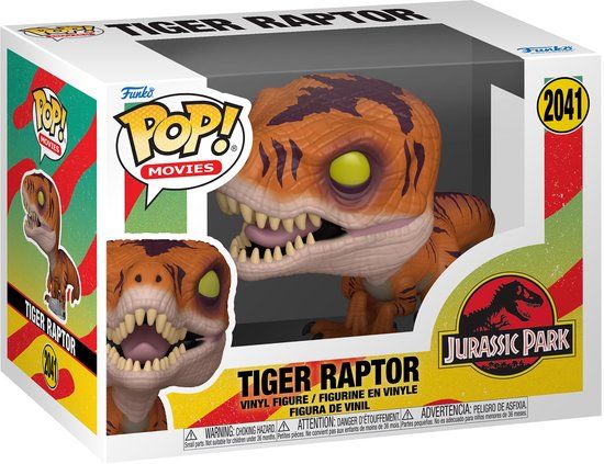 Funko Pop! Jurassic Park Tiger Raptor vinylfiguur 2041