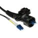 ACT RL7310 10 meter monomode 9/125 OS2 duplex fiber patchkabel met LC en IP67 LC connectoren