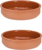 Excellent Houseware Tapas schaaltjes - 8x stuks - terracotta - 16 x 4 cm - 450 ml