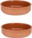 Excellent Houseware Tapas schaaltjes - 8x stuks - terracotta - 16 x 4 cm - 450 ml