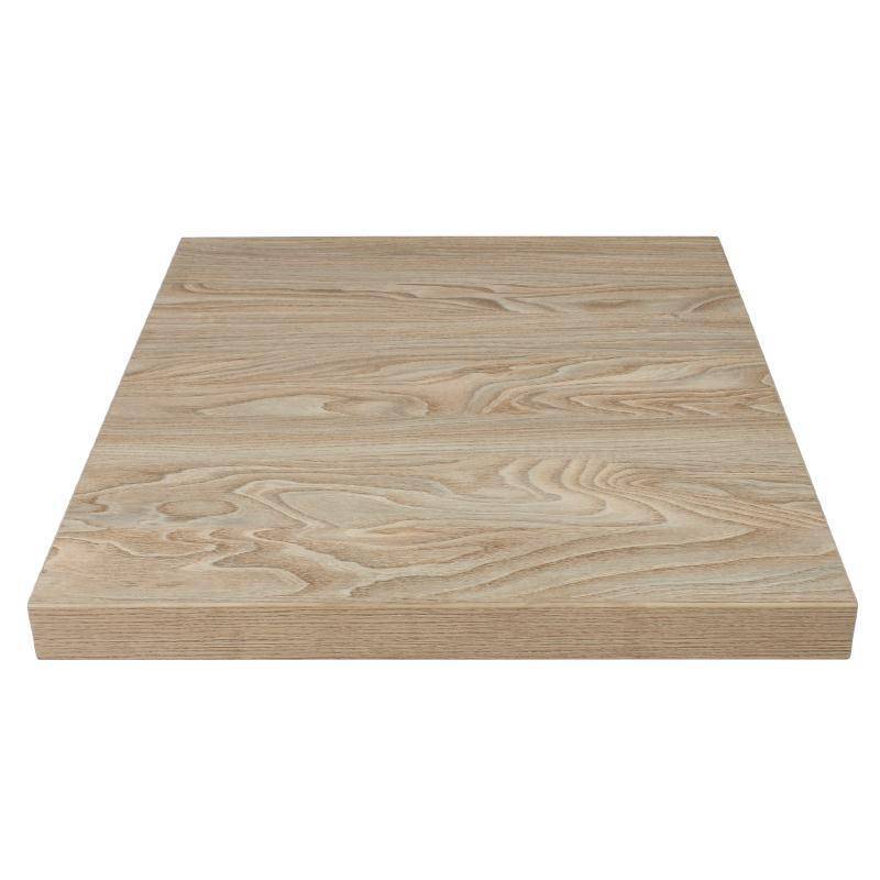 Bolero - Vierkant gelamineerd/spaanplaat tafelblad 70x70 cm Antiek naturel