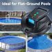 SP1 - Sans fil - 130 minutes d'autonomie - Convient pour les piscines jusqu'à 80 m² - Stationnement automatique - Noir