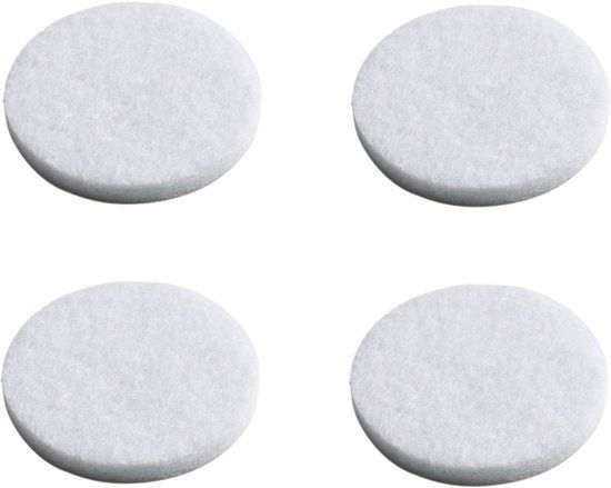 Metafranc - Zelfklevende viltjes voor stoelen en tafels - 28mm - 8stuks - wit
