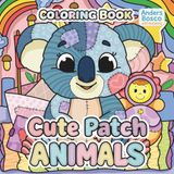 Cute Patch Animals Coloring Book