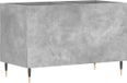 vidaXL Armoire pour disques 74,5x38x48 cm bois de melaminé gris béton