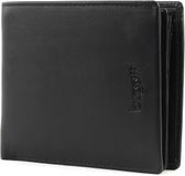 bugatti Vertice Coin Wallet 11CC Black Zwart