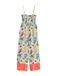 Next - Dames - Bandeau-jumpsuit met afneembare bandjes van linnenmix - Tall - Wit