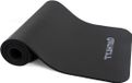 Wan GmbH Tapis de gymnastique noir pour le fitness à domicile - Tapis de yoga antidérapant avec sangle de transport