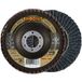 Rhodius 202642 LSZ F1 disque lamelle grain 24 acier inoxydable, acier 10 pc.