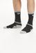 Virtus Sokken Mizor Heren Zwart Gestreept Halfhoog Polyester/Nylon/Elastaan Schoenmaat 35-38