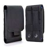 Universele Tactische Molle Holster Leger Mobiele Telefoon Riem Pouch edc Beveiliging Pack Carry Accessoire Kit Heuptas Case Compatibel iPhone 13 PRO X XS Max XR 7 8 6/6s Plus Samsung Galaxy S10 S9 S8