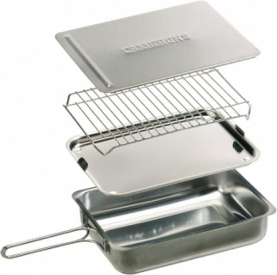 Camerons CMS - Buitenbarbecue/Grill Accessoire - Zilver - RVS