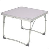 Aktive Ultralight 40x40x30 Cm Opvouwbare Campingtafel Zilver