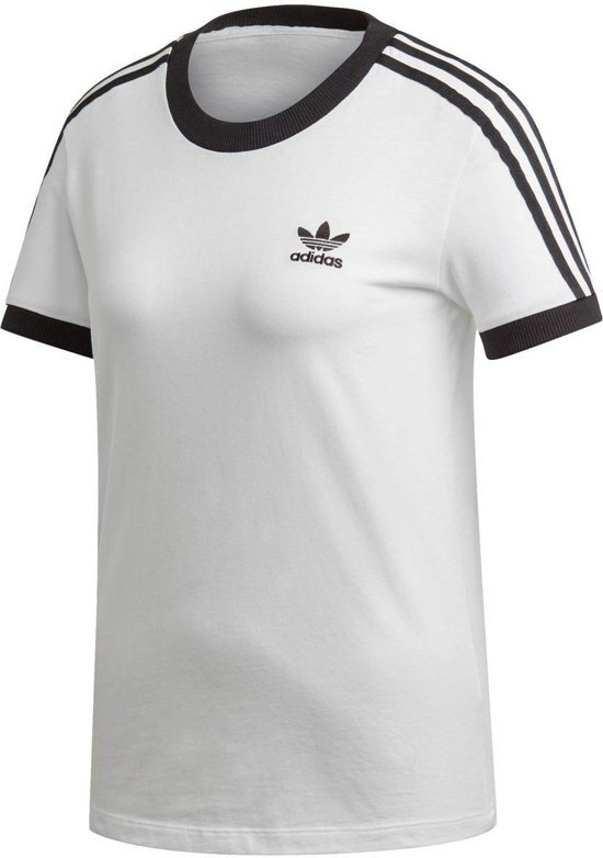 Adidas 3 STR TEE Dames Sportshirt - white - 32