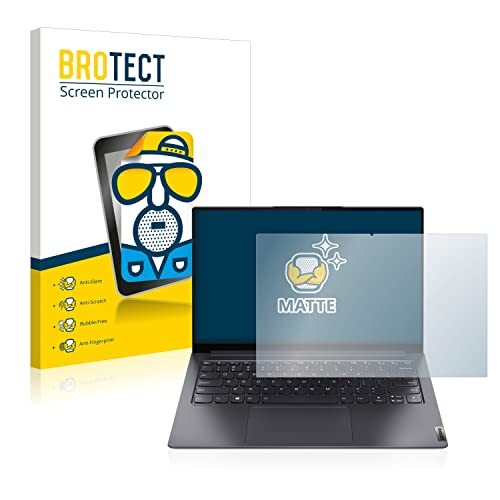 brotect Antireflecterende Beschermfolie compatibel met Lenovo Yoga Slim 7 Pro 14" Anti-Glare Screen Protector, Mat, Ontspiegelend