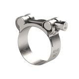 RIEGLER GBS51ES 1.4301 (W4) roestvrijstalen scharnierboutklem, 48-51 mm spanbereik, 22 mm bandbreedte