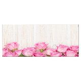 Homemania Muurfoto, bloemen, natuur, voor woonkamer, slaapkamer, meerkleurig, 70 x 3 x 100 cm, HM20KNV70 x 100 – 122, polyester, hout