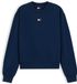 Tommy Jeans Pull Tjw Badge Crew Ext Dw0dw23297 C1g Bleu Foncé Femme Taille - XS