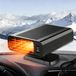 Chauffage pour voiture, 12V, 150W, dégivreur, rotatif à 360 degrés (noir)