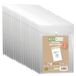 eco-eco A5 50% gerecycleerde doorzichtige transparante portret drukknop Popper portemonnee, plastic mappen 230x170mm (Pack van 20), 200mic, eco158x4