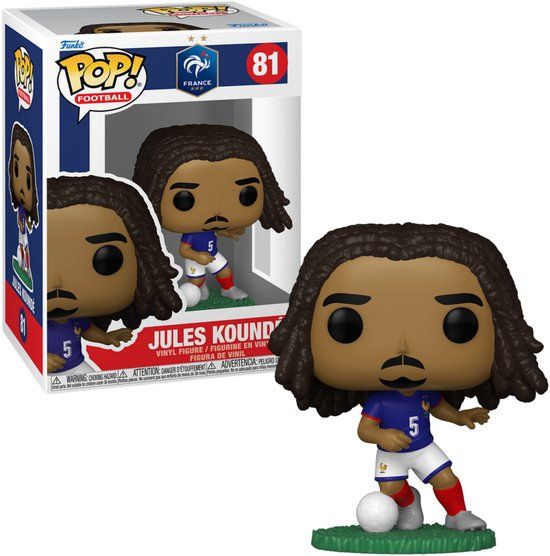 Funko EFL POP! Football Vinyl Figure France- Jules Kounde 9 cm POP! Figuur