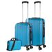 ITACA - Valises. Lot de Valise Rigides 4 Roulettes - Valise Grande Taille, Valise soute Avion, Bagages pour Voyages.Ensemble Valise Voyage. Verrouillage à Combinaison, Turquoise