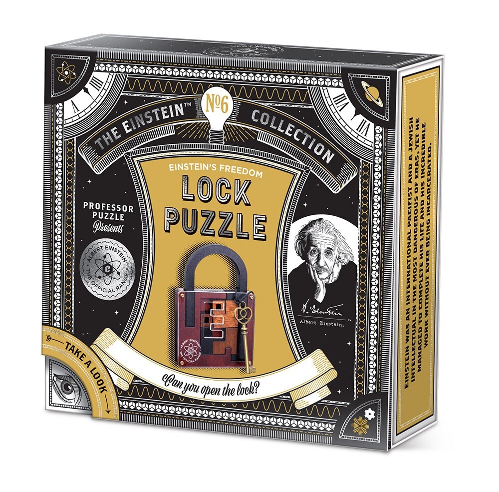 Professor Puzzle Einstein Lock Puzzel