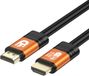Drivv. Premium HDMI Kabel 2.1 - Ultra HD - 8K 60Hz - 4K 120Hz - Geschikt voor Gameconsole - HDMI-kabels - 3 meter - Oranje