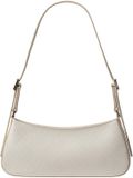 Calvin Klein Emblem Aop Small Shoulder Bag - Wit