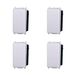 Elektronova Schakelaar 1P 16A wit compatibel Vimar Plana Kit 4 stuks 0801