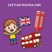 Let's Go To England: A Fun England Coloring Book & Drawing Pad for Kids Ages 3-8 | 51 Pages of British Landmarks, Animals, Culture, Flags, and Castles