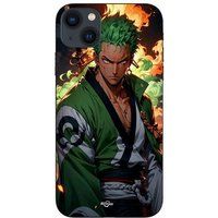 Maniacase iPhone 13 One Piece Zoro manga anime 3D-kunst hoesje