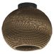 LEDVANCE Plafondlamp Decor Cardboard Ball bruin van golfkarton, E27, 260 mm diameter