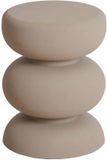 Light & Living Bijzettafel Kobodo - Crème - Ø35cm - Modern