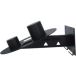 Gray Steel X5 Porte-casque et support mural - Noir mat