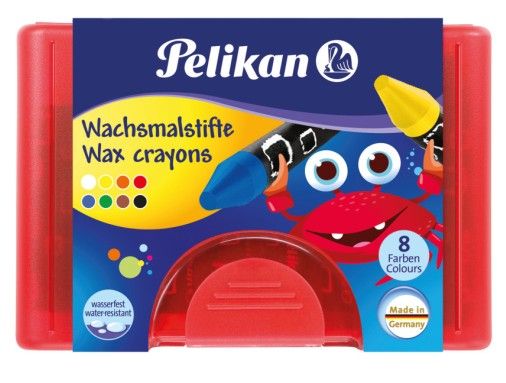 Pelikan 723148 - Krijtjes - 8 stuks - Diverse kleuren