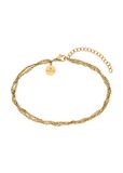 PURELEI Enkelbandje Authentic Goud Roestvrij staal Vrouwen 26 cm