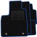 MOLTICO Opel Complete set velours vloermatten, geschikt voor Opel Zafira III C Tourer 2012-2019, 5 zitplaatsen - met blauwe rand