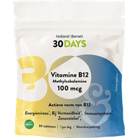 Holland & Barrett 30DAYS Vitamine B12 Methylcobalamine 100mcg - 30 tabletten