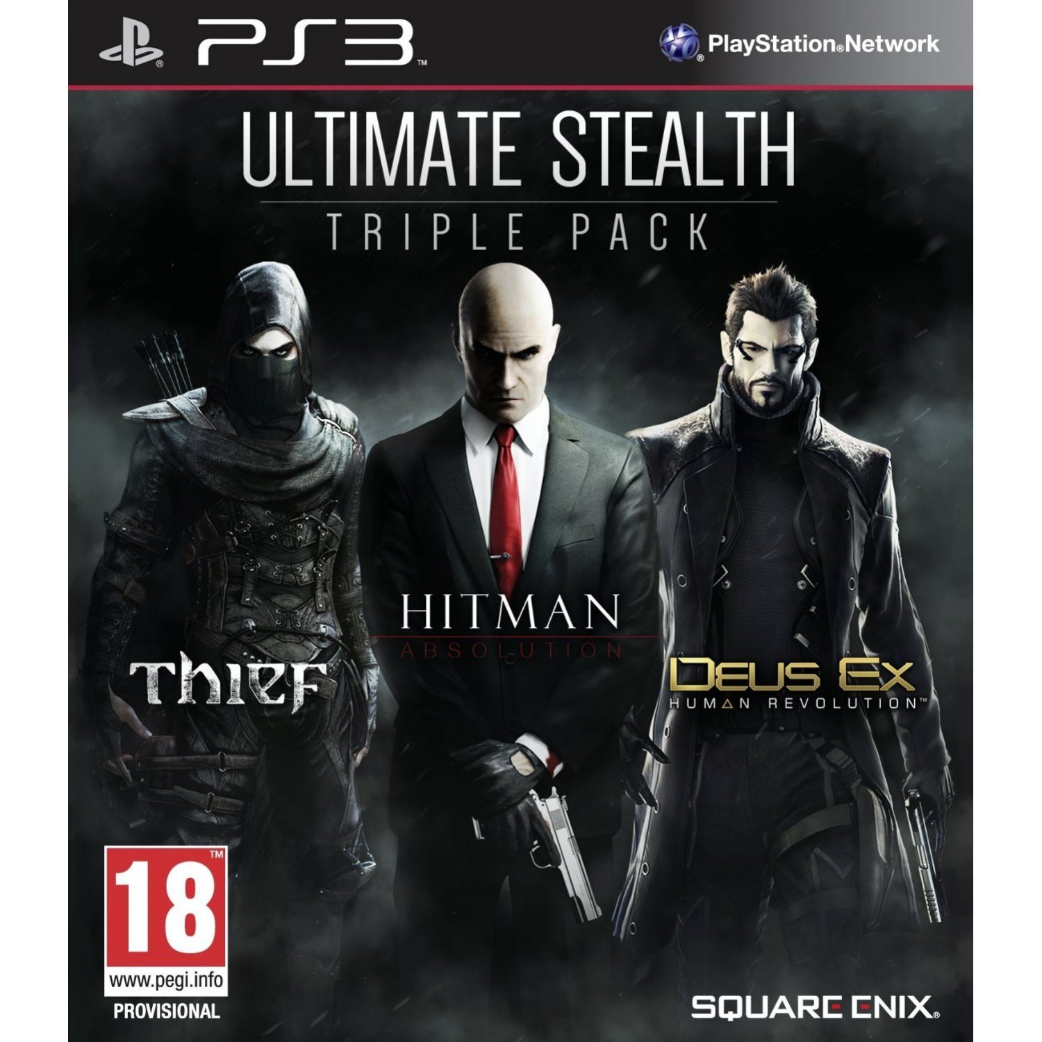 Square Enix Ultimate Stealth Triple Pack Thief Hitman Absolution Deus Ex HR PlayStation 3