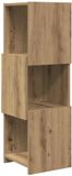 vidaXL Hoekkast 30,5x30x95cm Bewerkt Hout Artisan Eiken