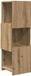 vidaXL Hoekkast 30,5x30x95cm Bewerkt Hout Artisan Eiken