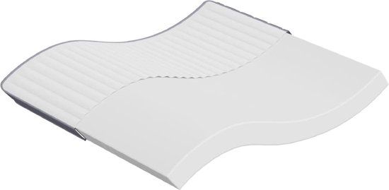 vidaXL Schuimmatras middelzacht 180x200 cm