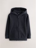 Next - Jongens - Hoodie met doorlopende rits - Blauw