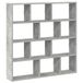 VidaXL Wandschap Hout Grijs 100x18x100 cm